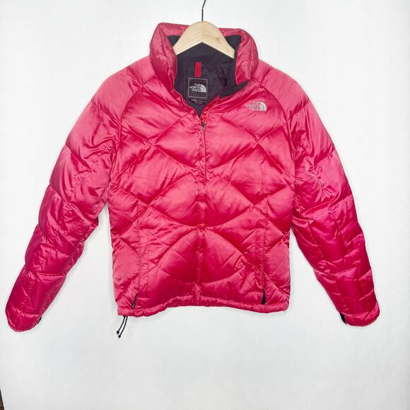 NORTH FACE Pink Puffer Coat - Picture 1 of 4